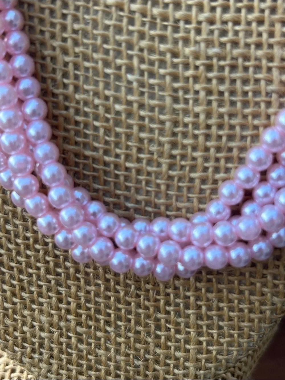 Paparazzi ONE WOMAN SHOW Pink Pearl Multi-Strand Necklace - Picture 5 of 8